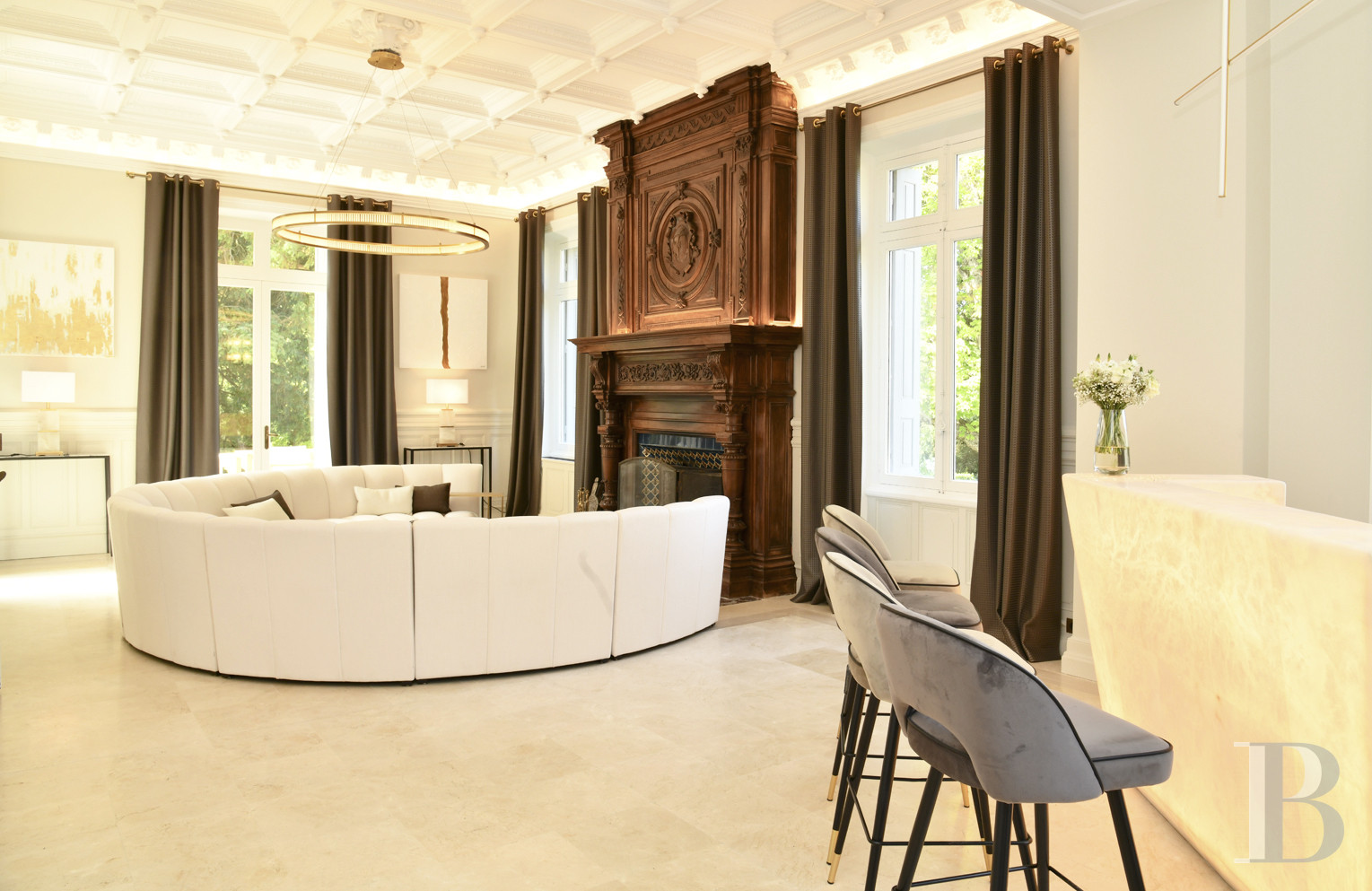 Dans le Vaucluse, à l’est d’Avignon, un château du 19e siècle dédié aux réceptions et à la villégiature - photo  n°9